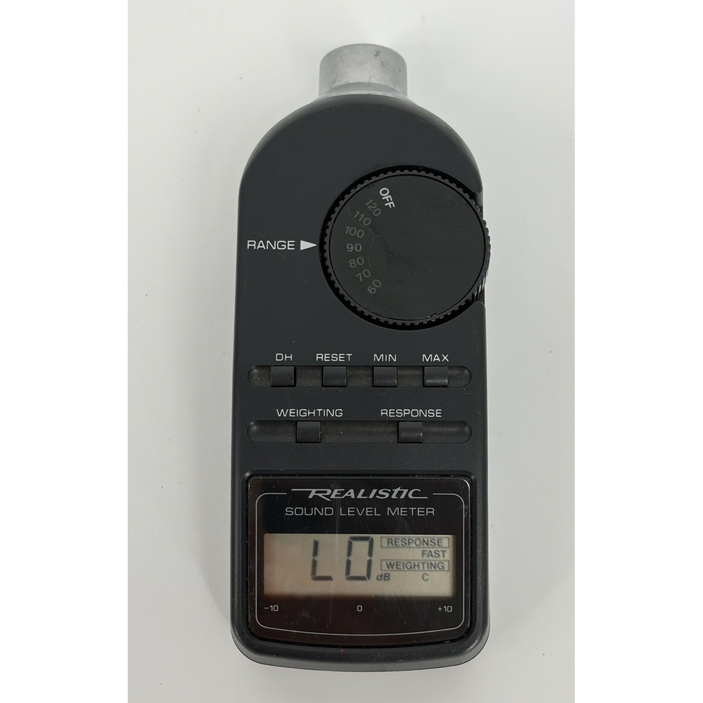 Realistic 33-2055 Sound Level Meter Tester 50-120 dB ±2 dB Tested Working